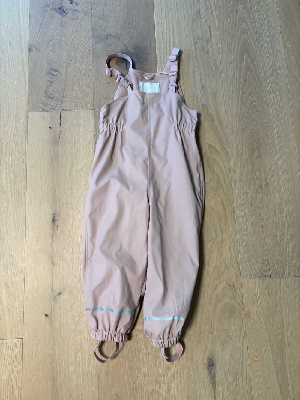 Zara Toddler Girl fleece lined rain pant 4